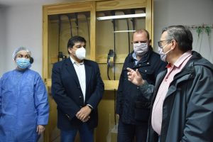 García acompañó la distribución de vacunas en Zona Centro