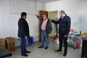 García acompañó la distribución de vacunas en Zona Centro