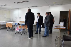 García acompañó la distribución de vacunas en Zona Centro
