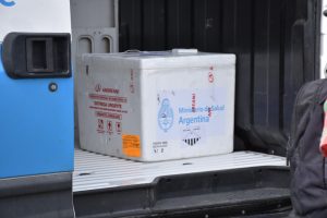 Nuevo operativo de distribución de la vacuna Sputnik V a Puerto Santa Cruz
