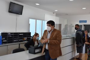 Recorrieron el Centro de Vacunación 17 de Octubre y el CAPS Peliche