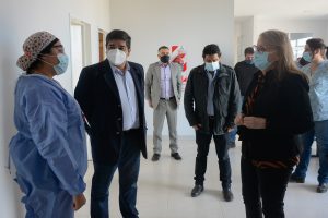 Alicia visitó el Centro de Salud Nº 9 en el Barrio San Benito de Río Gallegos