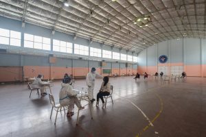 Realizaron operativo de detección a trabajadores y trabajadoras de medios