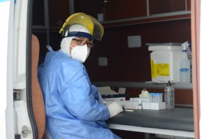 Realizaron operativo de detección a trabajadores y trabajadoras de medios
