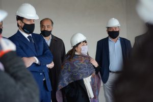 Autoridades del Gobierno de Santa Cruz junto al ministro Trotta realizan recorrido por obras en Río Gallegos