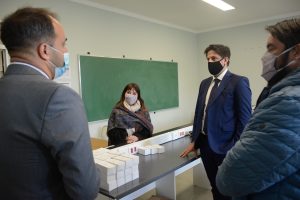 Autoridades del Gobierno de Santa Cruz junto al ministro Trotta realizan recorrido por obras en Río Gallegos