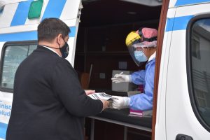 Realizaron operativo de detección en el Ministerio de Salud y Ambiente