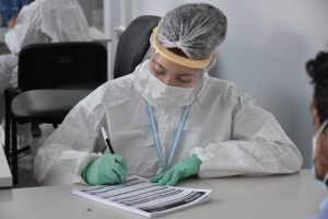 Realizaron operativo de detección en el Ministerio de Salud y Ambiente