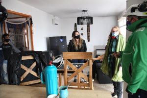 Alicia inauguró redes de gas en barrios de Río Gallegos