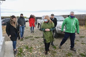 Alicia inauguró redes de gas en barrios de Río Gallegos