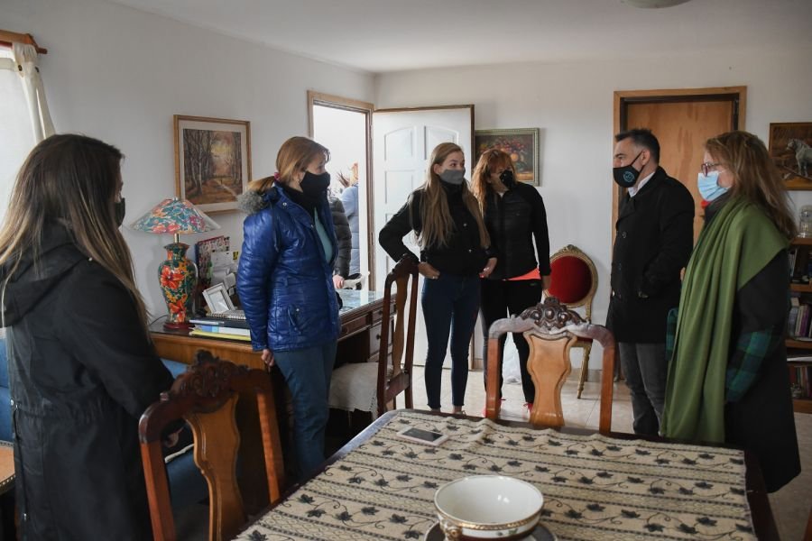 Alicia inauguró redes de gas en barrios de Río Gallegos