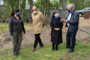 Autoridades del Gobierno recorrieron el predio donde se construirá el futuro Polo Científico Tecnológico de Santa Cruz