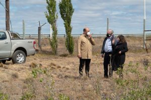 Autoridades del Gobierno recorrieron el predio donde se construirá el futuro Polo Científico Tecnológico de Santa Cruz