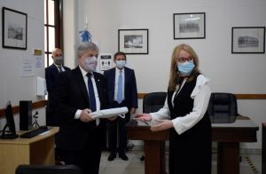 Alicia acompañó la jura del nuevo Juez Federal del Juzgado Primera Instancia de Río Gallegos