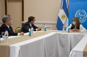 Alicia Kirchner se reunió con jueces federales tras la jura de Vázquez