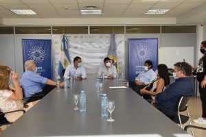 Segunda jornada de trabajo del Gabinete provincial en Caleta Olivia