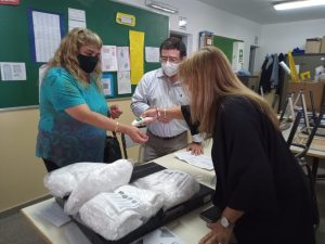 Autoridades de Educación visitaron instituciones escolares en distintas localidades de Santa Cruz