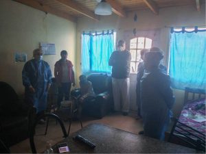 San Julián: Comenzó la vacunación de adultxs mayores con una vecina de 107 años
