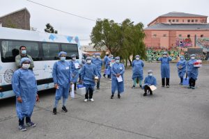 Comenzó la vacunación de los mayores de 90 años en Río Gallegos