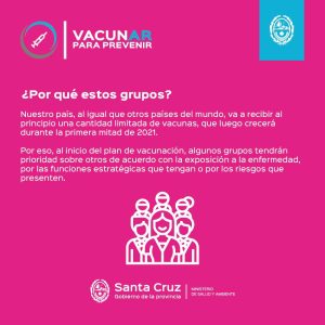 Plan provincial público, gratuito y optativo contra COVID-19: Vacunar Para Prevenir