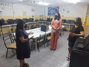 Recorrieron establecimientos educativos de Zona Norte