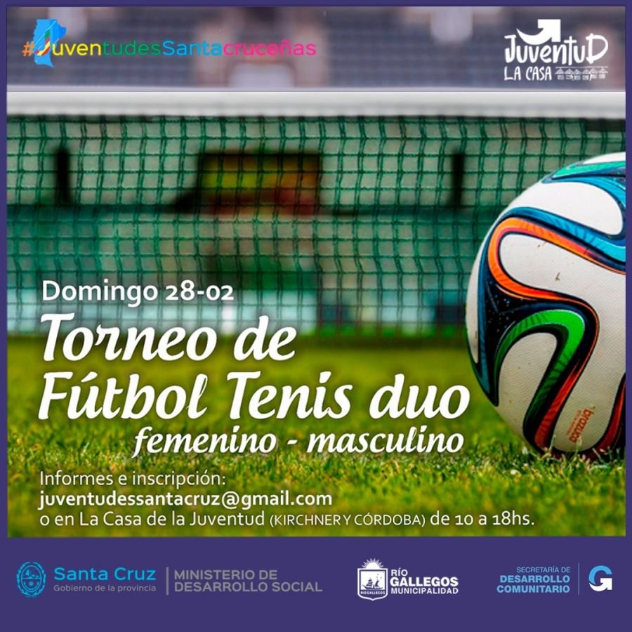 Este fin de semana se realizará un torneo de Fútbol-Tenis
