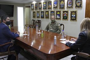Alicia recibió al nuevo comandante de la XI Brigada Mecanizada
