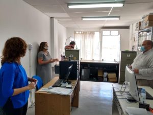 Recorrieron las oficinas de ASIP de seis localidades
