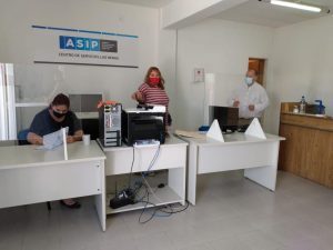 Recorrieron las oficinas de ASIP de seis localidades