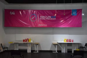 García y Weinzettel estuvieron presentes en el inicio del “Vacunar para Prevenir” en Río Gallegos