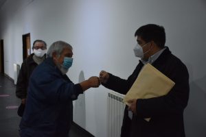 García y Weinzettel estuvieron presentes en el inicio del “Vacunar para Prevenir” en Río Gallegos