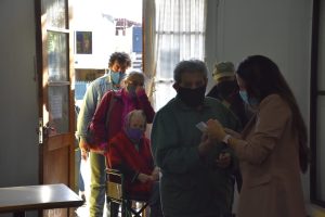 García y Weinzettel estuvieron presentes en el inicio del “Vacunar para Prevenir” en Río Gallegos