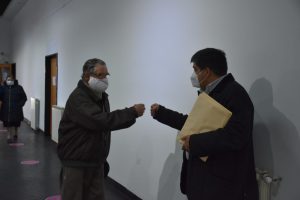 García y Weinzettel estuvieron presentes en el inicio del “Vacunar para Prevenir” en Río Gallegos