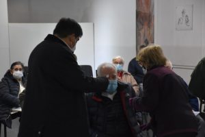 García y Weinzettel estuvieron presentes en el inicio del “Vacunar para Prevenir” en Río Gallegos