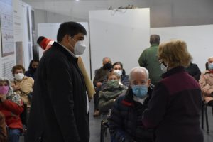 García y Weinzettel estuvieron presentes en el inicio del “Vacunar para Prevenir” en Río Gallegos