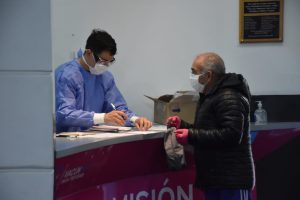 García y Weinzettel estuvieron presentes en el inicio del “Vacunar para Prevenir” en Río Gallegos