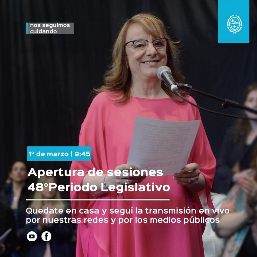 Alicia inaugurará un nuevo periodo de sesiones legislativas