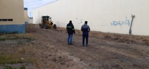 Realizan trabajos de acondicionamiento de espacios para actividades deportivas