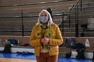 La Gobernadora visitó al primer equipo del Club Hispano Americano que compite en la Liga Nacional de Básquet
