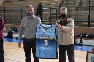 La Gobernadora visitó al primer equipo del Club Hispano Americano que compite en la Liga Nacional de Básquet