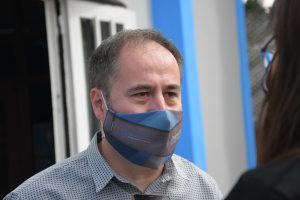 La Gobernadora visitó al primer equipo del Club Hispano Americano que compite en la Liga Nacional de Básquet