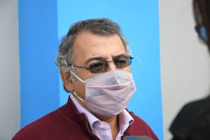 La Gobernadora visitó al primer equipo del Club Hispano Americano que compite en la Liga Nacional de Básquet