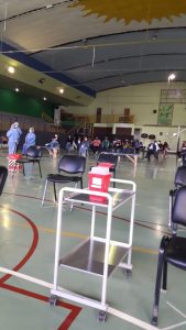 Comenzó la vacunación a docentes de la Cuenca Carbonífera