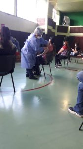 Destacaron la primera etapa de vacunación a docentes y auxiliares