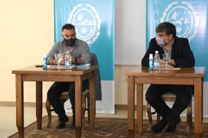 Resaltaron la agenda de trabajo conjunta y el trabajo con entes provinciales en Puerto San Julián