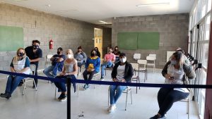 Continúa la jornada de vacunación a la comunidad educativa de Zona Centro
