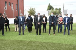 Fortalecimiento del Deporte: Inauguraron la cancha de e césped sintético del Club Independiente PSJ