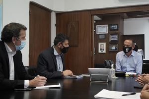 Autoridades Provinciales mantuvieron un encuentro de trabajo con el administrador General de Vialidad Nacional