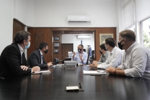 Autoridades Provinciales mantuvieron un encuentro de trabajo con el administrador General de Vialidad Nacional