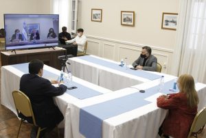 Alicia participó del encuentro con el presidente Alberto Fernández